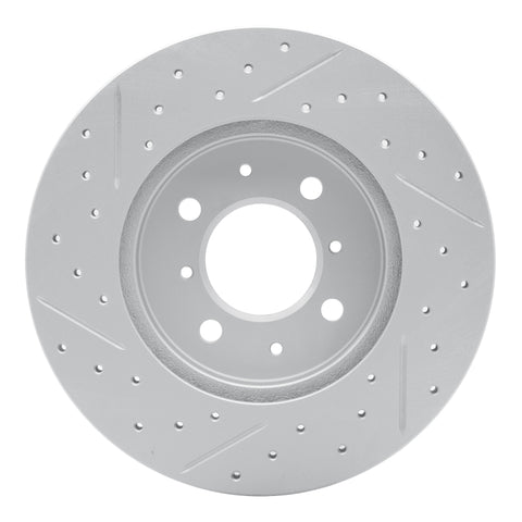 R1 12-15 Scion Iq Front Right Drilled & Slotted Geo-Carbon Rotor - 830-91001R