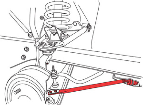 SPC Performance Mustang Adj. Caster Rod - 94220
