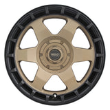 Weld Off-Road Ridge 17x9 - 6x135 / 6x139.7 BP - ET-12 - 106.1mm CB - Satin Bronze Wheel (Black Ring) - W15079098450