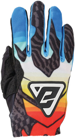 Answer Aerlite Drip Gloves Black/White/Rainbow - Large - 442731