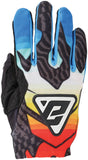 Answer Aerlite Drip Gloves Black/White/Rainbow - Medium - 442730