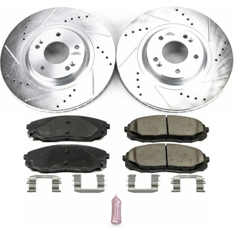Power Stop 15-19 Kia Sedona Front Z23 Evolution Sport Brake Kit - K7218