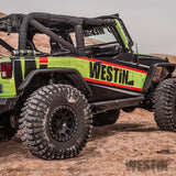 Westin/Snyper 07-17 Jeep Wrangler Triple Tube Rock Rail Steps - Textured Black - 42-6005