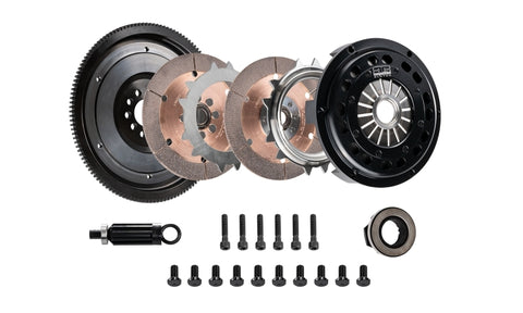 DKM Clutch VW Corrado/GTI (2.8L VR6) Twin Disc MR Clutch Kit w/Flywheel (650 ft/lbs Torque) - MR-034-036