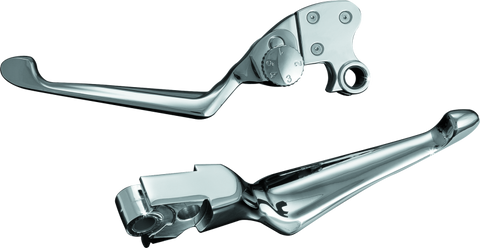 Kuryakyn Boss Blades With Adjustable Clutch 96-Up Cable Chrome - 1080