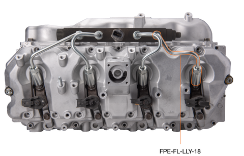 Fleece Performance 04.5-05 GM 2500/3500 Duramax LLY High Pressure Injection Line (No. 1 & 8) - FPE-FL-LLY-18