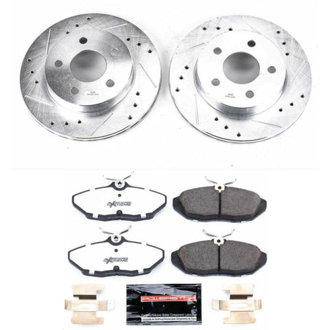 Power Stop 93-97 Ford Thunderbird Rear Z26 Street Warrior Brake Kit - K1297-26