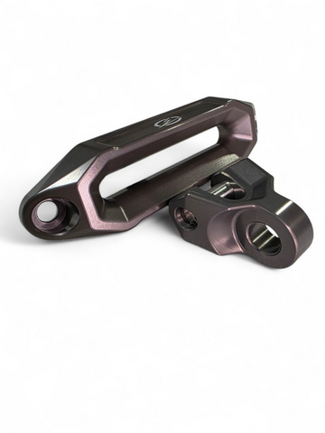 Elektric Offroad Winch Hawse Fairlead And Hook Combo Anodized Gun Metal - WFL110004