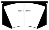 EBC 64-66 Ac Cobra 7.0 Redstuff Front Brake Pads - DP3223C