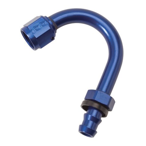 Russell Performance -8 AN Twist-Lok 150 Degree Hose End (1-1/4in Radius) - 624310