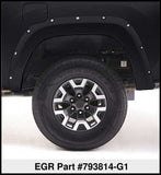 EGR 11-15 Ford Super Duty Bolt-On Look Color Match Fender Flares - Set - Carbon Black - 793814-G1