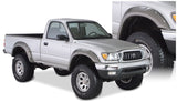 Bushwacker 95-04 Toyota Tacoma Fleetside Cutout Style Flares 4pc 74.5in Bed w/ 4WD Only - Black - 31919-02
