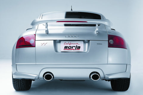 Borla 01-06 Audi TT Quattro 1.8T 225HP MT AWD 2dr Single Split Rear Exit SS Catback Exhaust - 14957