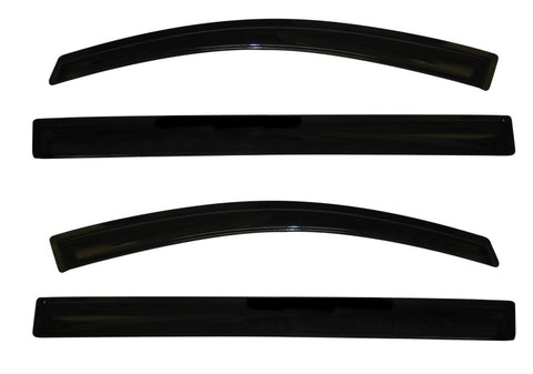 AVS 11-18 Toyota Sienna Ventvisor Outside Mount Window Deflectors 4pc - Smoke - 94365