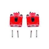 Power Stop 06-10 Jeep Commander Rear Red Calipers w/o Brackets - Pair - S4998