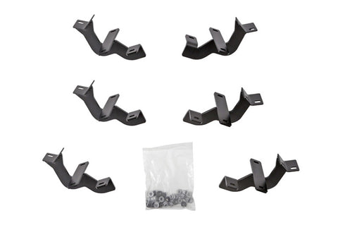 Dee Zee 15-23 Ford F-150/Super Duty Running Board Hex Side Step Bracket Kit - DZ66327