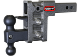 Gen-Y Mega Duty 2in Shank 5in Drop 1.5K TW 10K Hitch w/GH-031 Dual-Ball/GH-032 Pintle Lock - GH-323