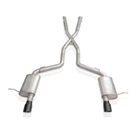 Stainless Works 11-20 Dodge Durango 5.7L 3in Legend Catback w/4in Black Tips - DUR11CBL-B
