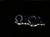 ANZO 2000-2003 BMW X5 Projector Headlights w/ Halo Chrome - 121397