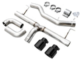 AWE Tuning 19-23 BMW 330i / 21-23 BMW 430i Base G2X Track Edition Axle-Back Exhaust - Diamond Black - 3020-33429