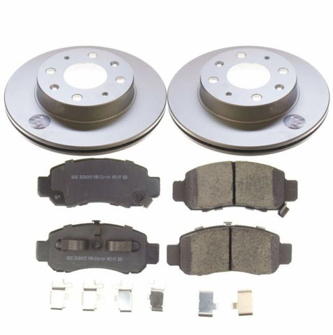 Power Stop 00-06 Honda Insight Front Z17 Evolution Geomet Coated Brake Kit - CRK5224