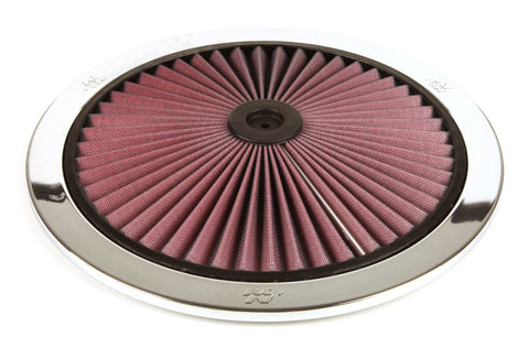 K&N X-Stream Top Filter X-Stream 14 inch OD Chrome - 66-1401XP