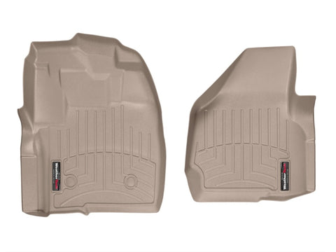 WeatherTech 12+ Ford F250/F350/F450/F550 Front FloorLiner - Tan - 455821