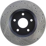 StopTech 07-13 Jeep Wrangler Slotted & Drilled Right Front Rotor - 127.67068R