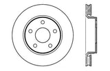 StopTech 07-13 Jeep Wrangler Drilled Left Front Rotor - 128.67068L