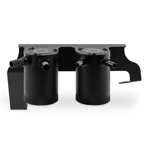Mishimoto 2016+ Chevrolet Camaro 2.0T Baffled Oil Catch Can Kit - Black - MMBCC-CAM4-16SBE