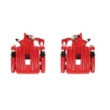 Power Stop 00-10 Volkswagen Beetle Rear Red Calipers w/Brackets - Pair - S2576