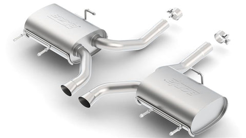 Borla 11-14 CTS Coupe V6 3.6L AT RWD/AWD Dual Ctr Rear Exit Touring Exhaust (REAR SECTION ONLY) - 11824