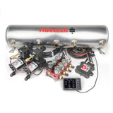 Ridetech RidePro E5 Air Ride Control System 5 Gal Dual Compressor High Flow Big Red 3/8in Valves - 30534700