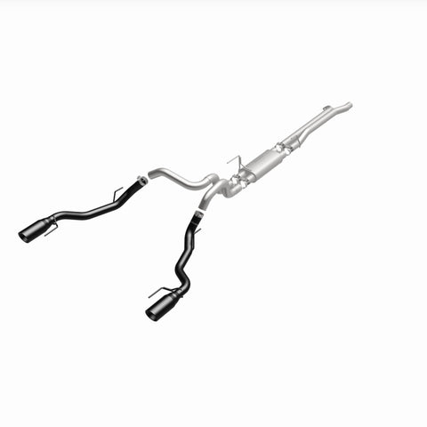 MagnaFlow SYS Cat-Back 2017 Ford F-150 Raptor 3.5L Dual Black Coated 3in Tips - 19350