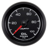 Autometer ES 52mm 0-100 PSI Mechanical Oil Pressure Gauge - 5921