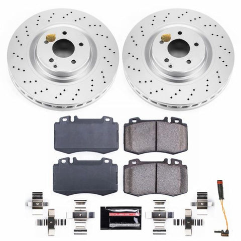 Power Stop 03-06 Mercedes-Benz CLK500 Front Z23 Evolution Sport Coated Brake Kit - CRK6585