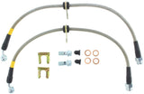 StopTech 13-13 Honda Civic EX Rear SS Brake Lines - 950.40519