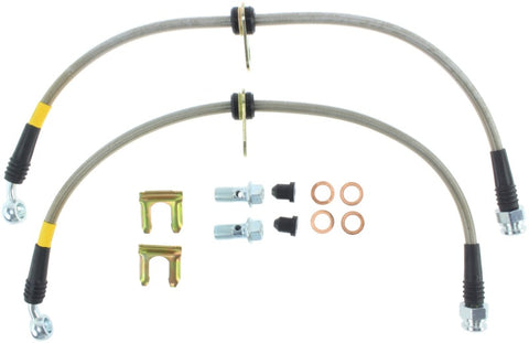 StopTech 13-13 Honda Civic EX Rear SS Brake Lines - 950.40519