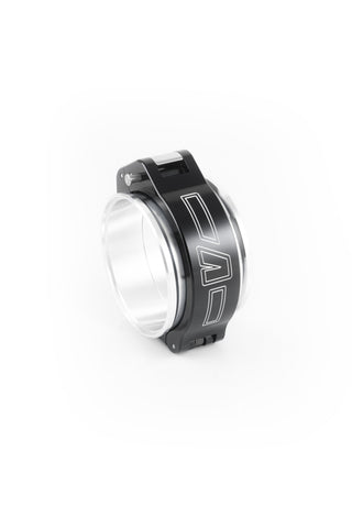 Vibrant 4in O.D. Aluminized HD 2.0 Clamp Assembly - Anodized Black - 32518