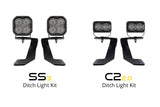 Diode Dynamics 18-21 Subaru Crosstrek Pro SS3 LED Ditch Light Kit - White Combo - DD6560