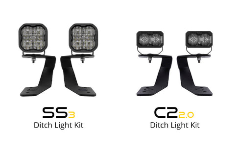 Diode Dynamics 18-21 Subaru Crosstrek Pro SS3 LED Ditch Light Kit - White Combo - DD6560