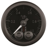 Autometer Stack 52mm 0-1 Bar M10 Male Pro-Control Fuel Pressure Gauge - Black - ST3503