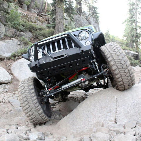 Westin 07-18 Jeep Wrangler JK WJ2 Skid Plate for Front Bumper - Textured Black - 59-80005-SP