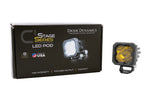 Diode Dynamics Stage Series C1 LED Pod Sport - Yellow Spot Standard ABL Each - DD6453S