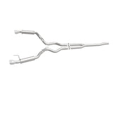 MagnaFlow Cat-Back 15-16 Ford Mustang 2.3L L4 Competition SS 3in Dual Split Rear 4.5in Black Tips - 19256