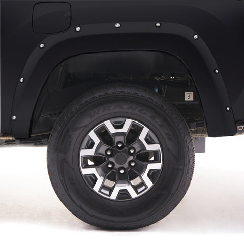 EGR 11-15 Ford Super Duty Bolt-On Look Color Match Fender Flares - Set - Carbon Black - 793814-G1