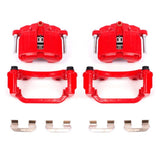 Power Stop 00-03 Cadillac DeVille Rear Red Calipers w/Brackets - Pair - S4726