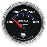 Autometer Cobalt 2 1/6in 140-300 Degree F Oil Temperature Gauge - 6148