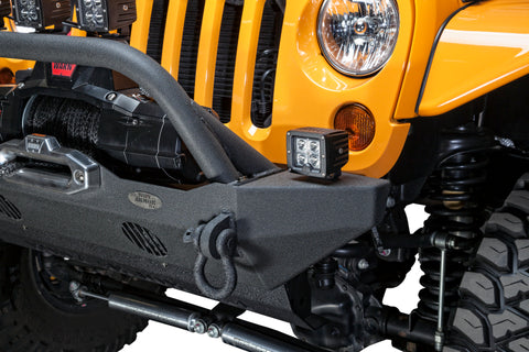 Body Armor 4x4 07-18 Jeep Wrangler JK Front Bumper Mid Stubby - JK-19532