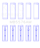 King Engine Bearings Ford J4B/J4C (Size +0.75mm) Main Bearing Set - MB5576AM0.75